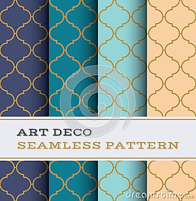 Art Deco seamless pattern 30 Vector Illustration