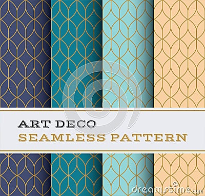 Art Deco seamless pattern 35 Vector Illustration