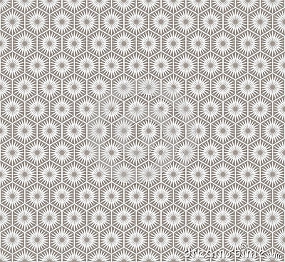 Art Deco seamless vintage wallpaper pattern Vector Illustration