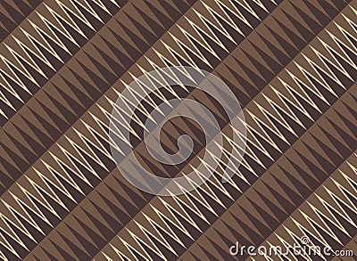 Art deco triangle seemless pattern background Vector Illustration