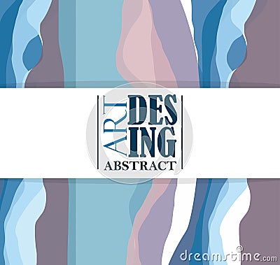 art design abstract, paints liquid texture banner layout Vector Illustration