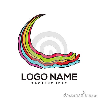 Art and design logo template Stock Photo