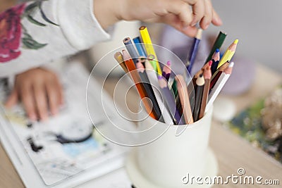 Art education and children activities concept Stock Photo