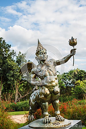 Art exhibit his Kho Yai art Museum in Bankok,Thailand Editorial Stock Photo