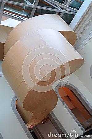 Art Galler of Ontario Gehry Staircase 2 Editorial Stock Photo