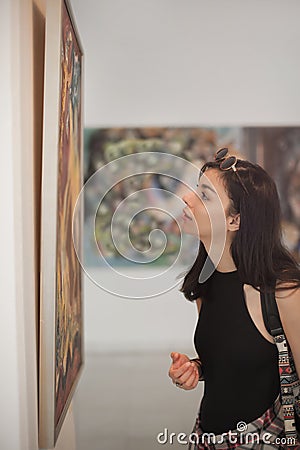 Art gallery Stock Photo