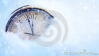 Art 2017 happy new years eve Stock Photo