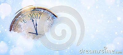 Art 2017 happy new years eve background Stock Photo