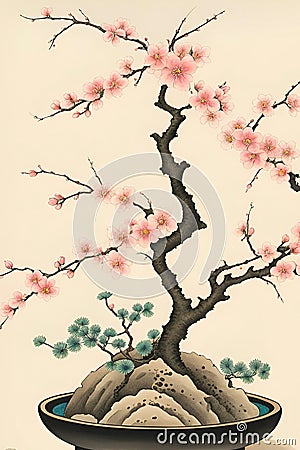 The Art of Ikebana. Stock Photo