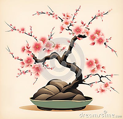 The Art of Ikebana. Stock Photo