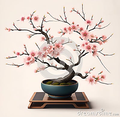 The Art of Ikebana. Stock Photo