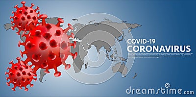 City lockdown campaign due to coronavirus crisis Vector Illustration