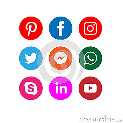 Who are famous social media icons Editorial Stock Photo