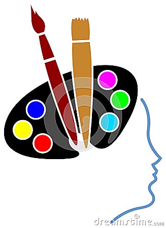 Art mind Vector Illustration