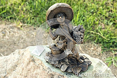 Art object `Ryazan peddler`. Ryazan city. Editorial Stock Photo