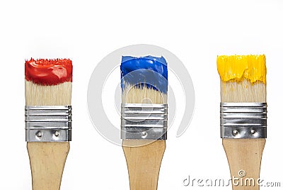 Art-Primary colors Stock Photo