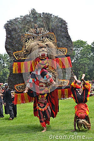 The Art Of Reog Ponorogo Editorial Stock Photo