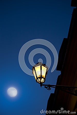 Art Romantic evening in Rome Stock Photo