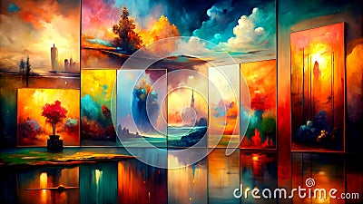 The Art of the Unseen: Exploring the Invisible World of Abstract Art Generative AI Computer-generated Stock Photo