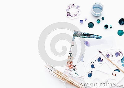 Art work minimal composition. Stock Photo