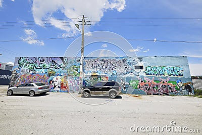 Art at Wynwood Miami 4 Editorial Stock Photo