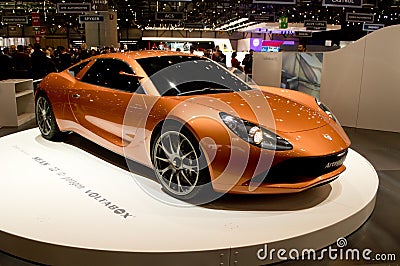 Artega Scalo Superelettra at Geneva 2017 Editorial Stock Photo