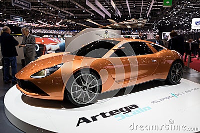 Artega Scalo Superelletra electric sports car Editorial Stock Photo