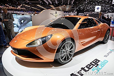 Artega Scalo Superelletra electric sports car Editorial Stock Photo