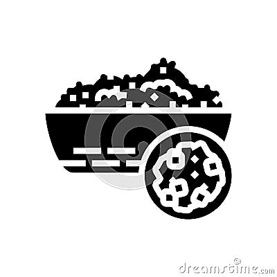 artek groat glyph icon vector illustration Vector Illustration