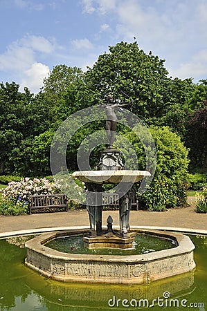 Artemis fountain Stock Photo