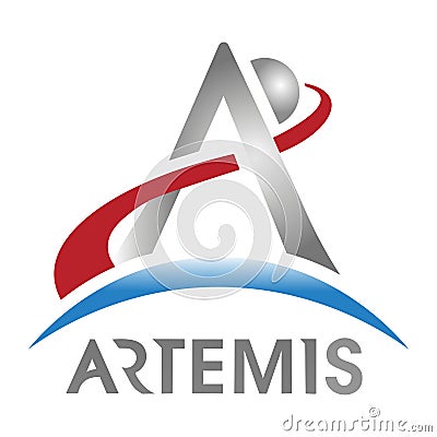 Artemis Logo Vector Design on a white background Stock Photo