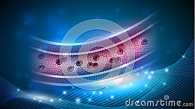 Artery abstract background Vector Illustration