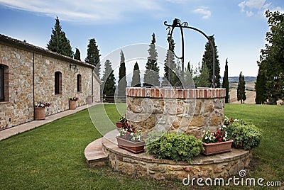 Artesian well Stock Photo