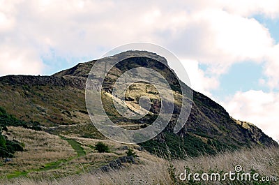 Arthur's Seat in Edinburgh Scotland Stock Photo