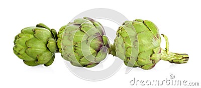 Artichoke isolated on white Stock Photo