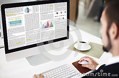 Article Business Information Vision Concept Stock Photo