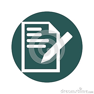 Article writing Vector icon which can easily modify or edit Vector Illustration