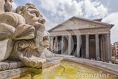 Artifacts in Rome, Italy Stock Photo