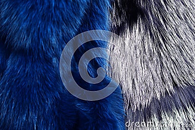 Artificial fur for texture or background. Eco friendly fashion Stock Photo