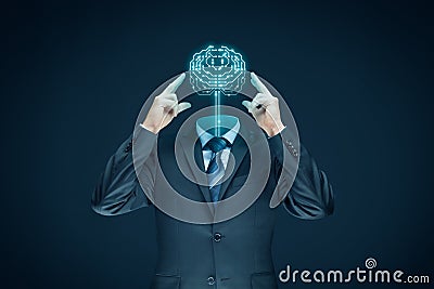 Artificial intelligence concept Stock Photo