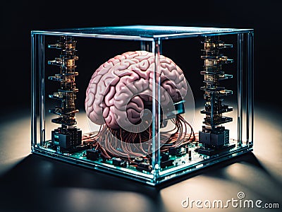 Artificial Intelligence Artificial Intelligence, Machine Learning, Neural Network , Avoidance, Lidar, Technology ai generated Stock Photo