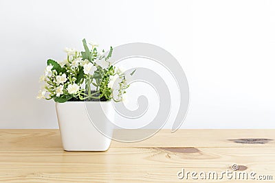 The artificial jasmine flower Stock Photo