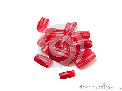 Artificial nails Stock Photo