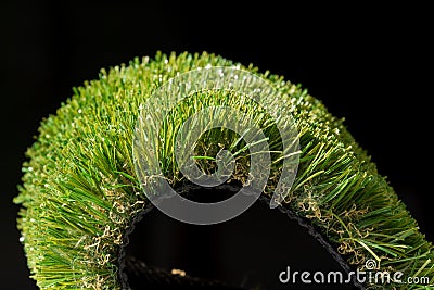 Artificial turf with sunshine Stock Photo
