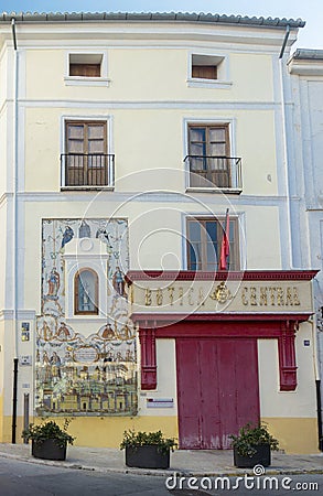 Artigue`s House, Xativa, Spain Editorial Stock Photo