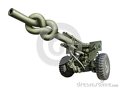 Artillery Gun Cartoon Illustration