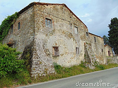 Artimino, Tuscany, Italy. View of an old historic building. Editorial Stock Photo