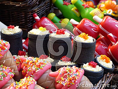 Artisanal and sweet food, made by independant Stock Photo