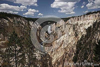 Artist Canyon, Yellowstone National Park Stock Photo
