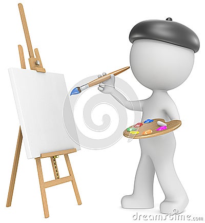 The Artist. Stock Photo